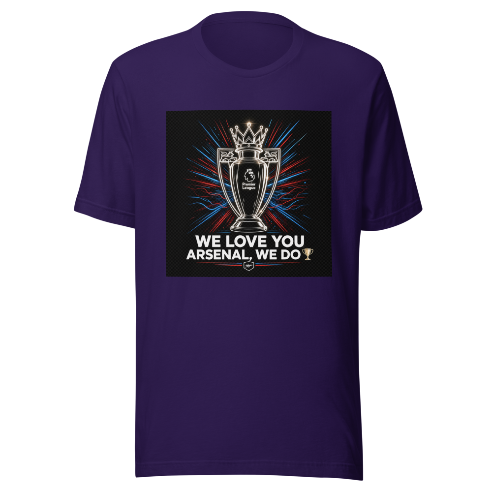 Arsenal We Love You Trophy Tee - Image 3