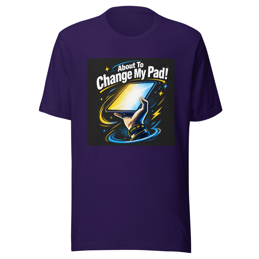 About To Change My Pad Meme T-Shirt - Image 3