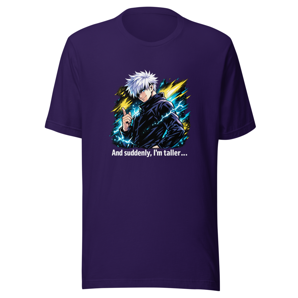 Gojo Satoru I'm Taller Now JJK Anime Tee - Image 3