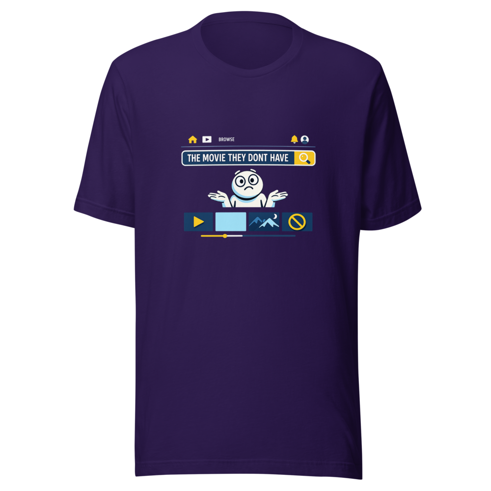 Netflix Search Struggle Is Real Funny T-Shirt - Image 3