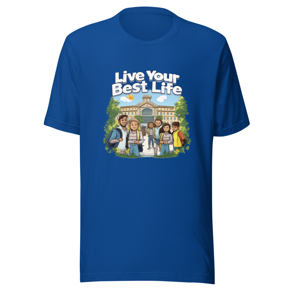 Live Your Best Life Community College Vibes Tee - Image 8