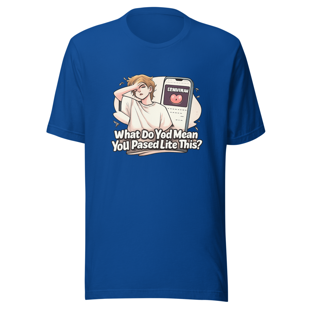 Funny YouTube Breakup Thumbnail T-Shirt - Image 8