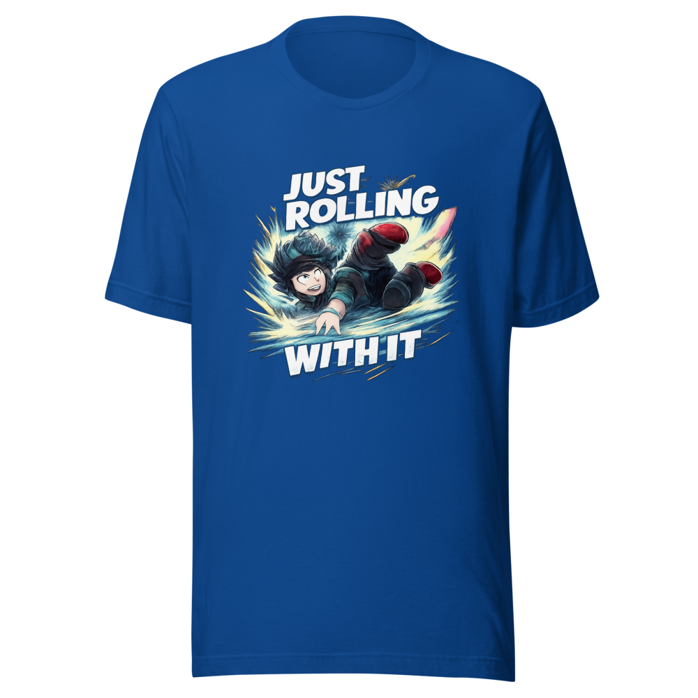 Deku Rolling With It MHA Anime T-Shirt - Image 8