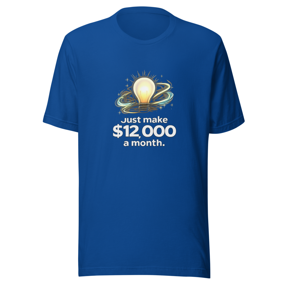 Simple Life Hack: Earn $12k A Month Tee - Image 8