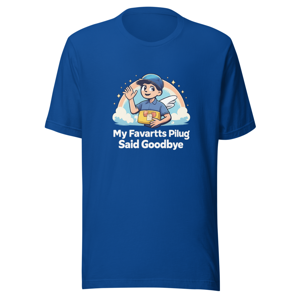 My Favorite Plug Said Goodbye Funny Meme T-Shirt - Image 8