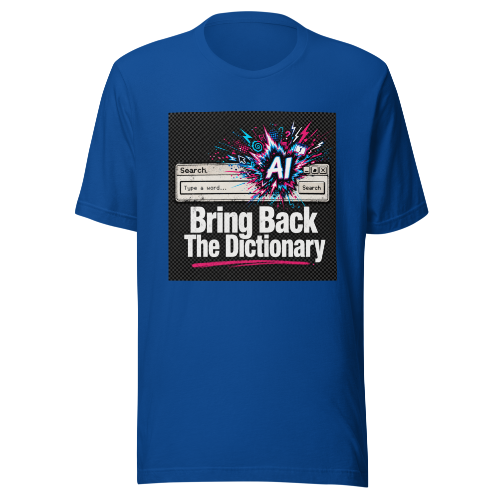 Google Dictionary AI Overview Rage Tee - Image 8