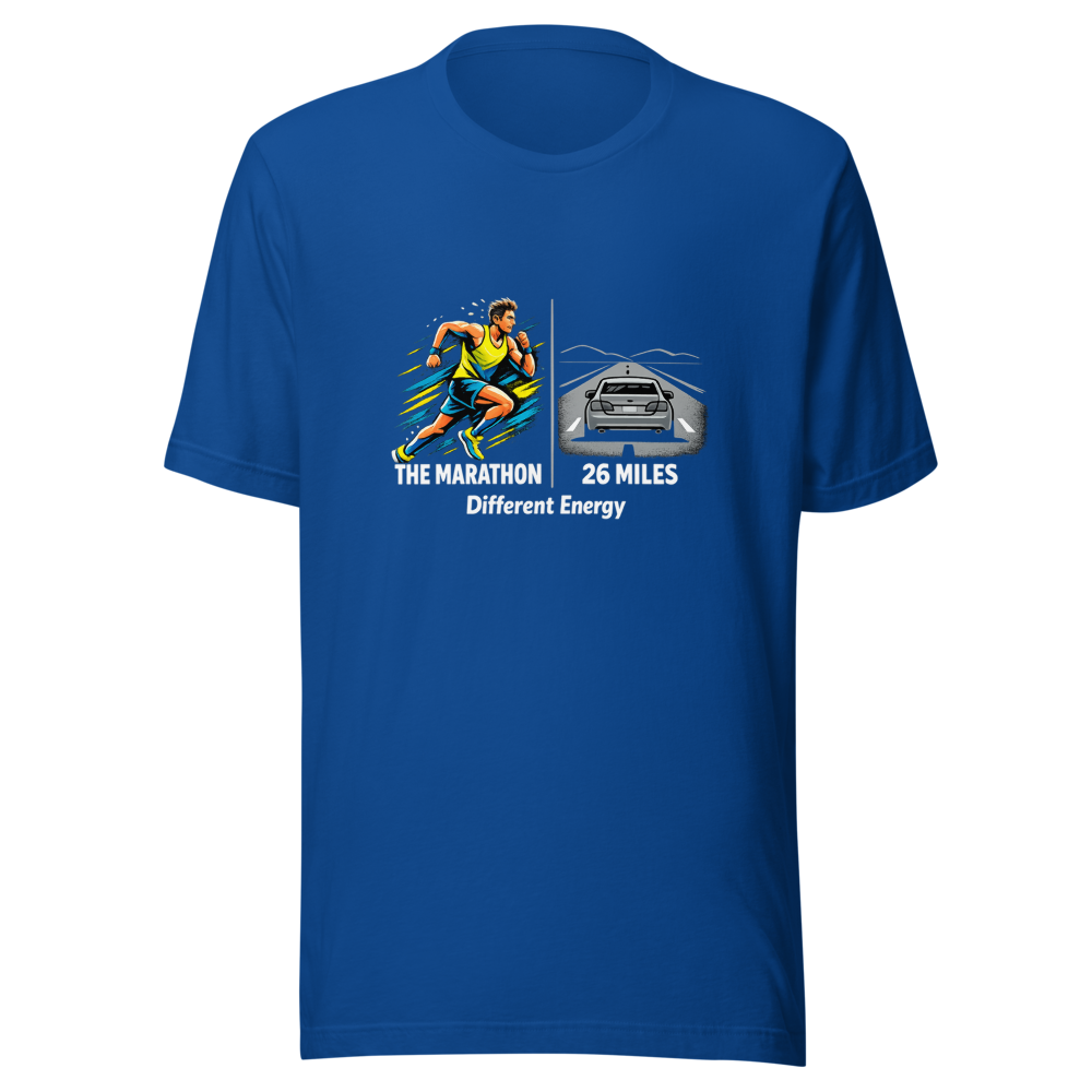 Marathon Runner vs. Driver T-Shirt - Image 8