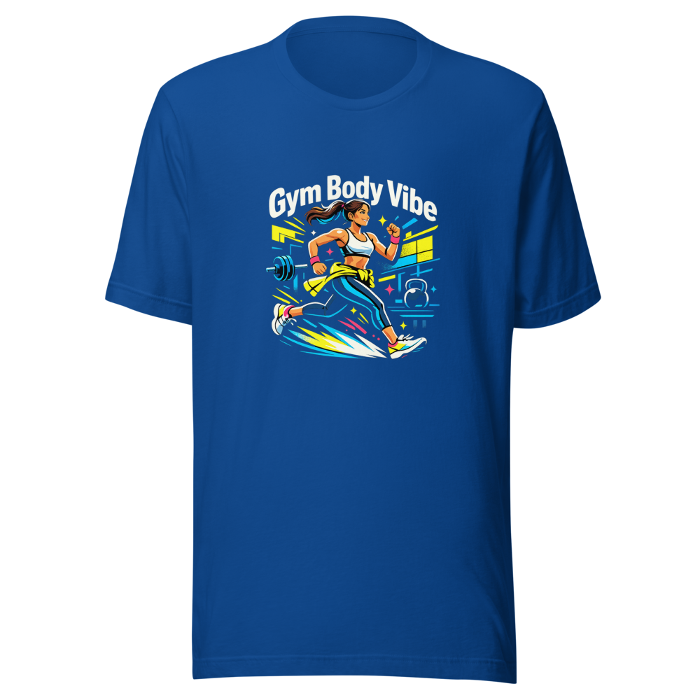 Gym Body Vibe Aesthetic T-Shirt - Image 8
