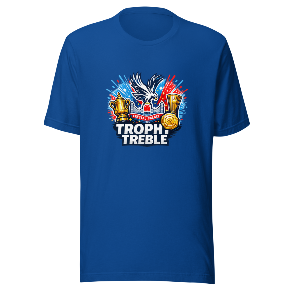 Crystal Palace's Trophy Treble Tee - Image 8