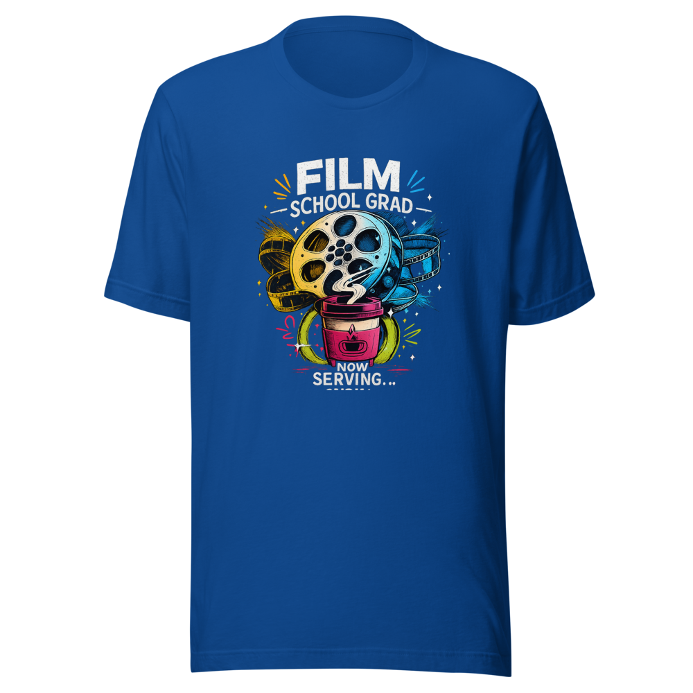 Film School Grad Barista Life T-Shirt - Image 8