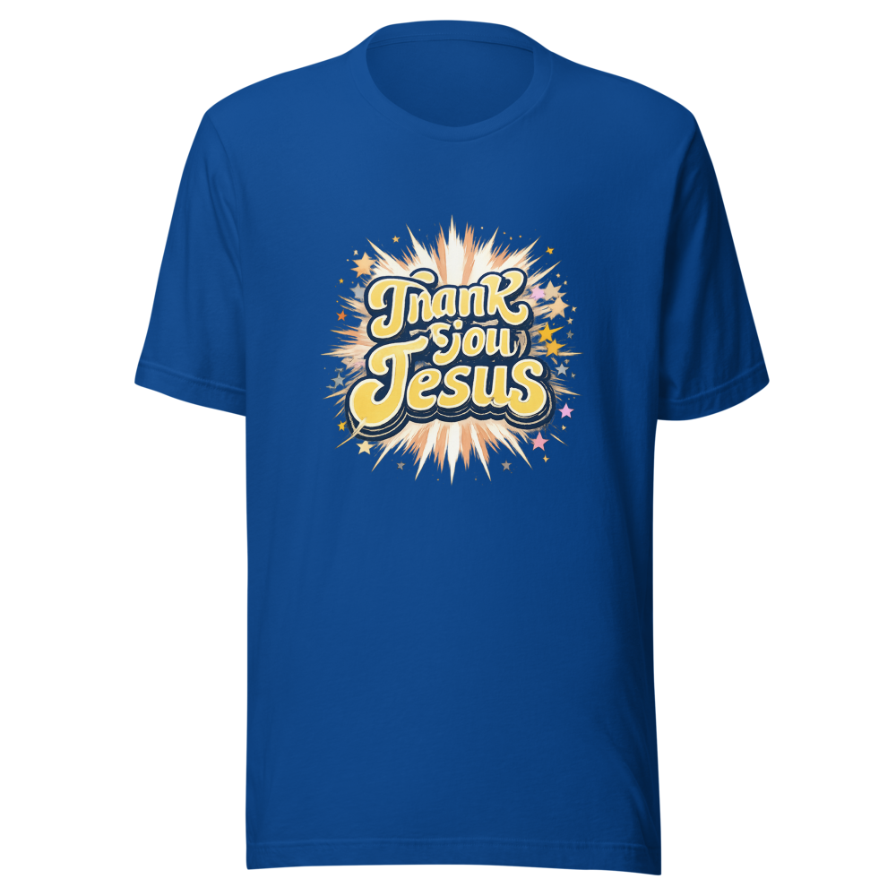 Thank You Jesus Retro Graphic Tee - Image 8