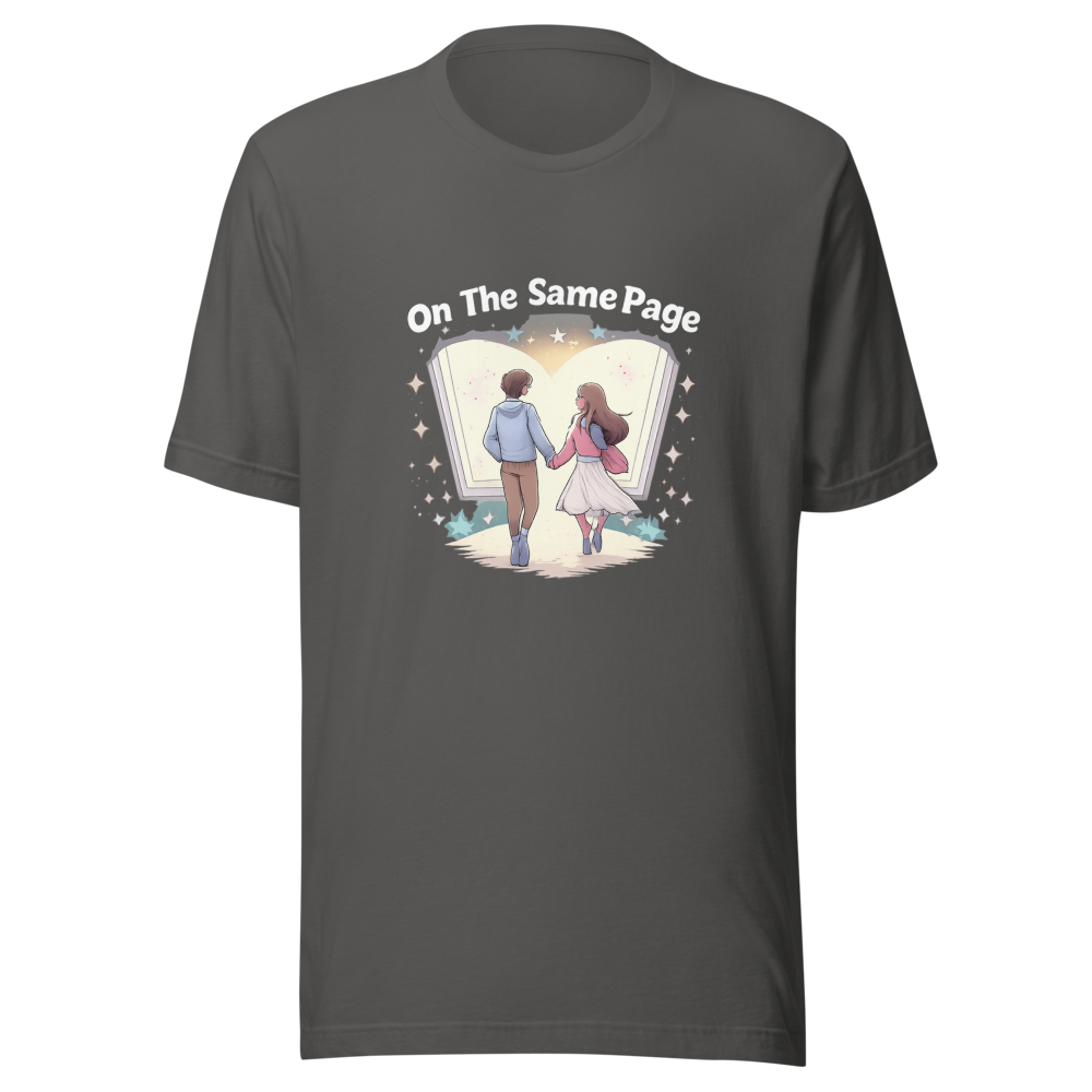 Same Page RomCom Married Couple T-Shirt - Image 11