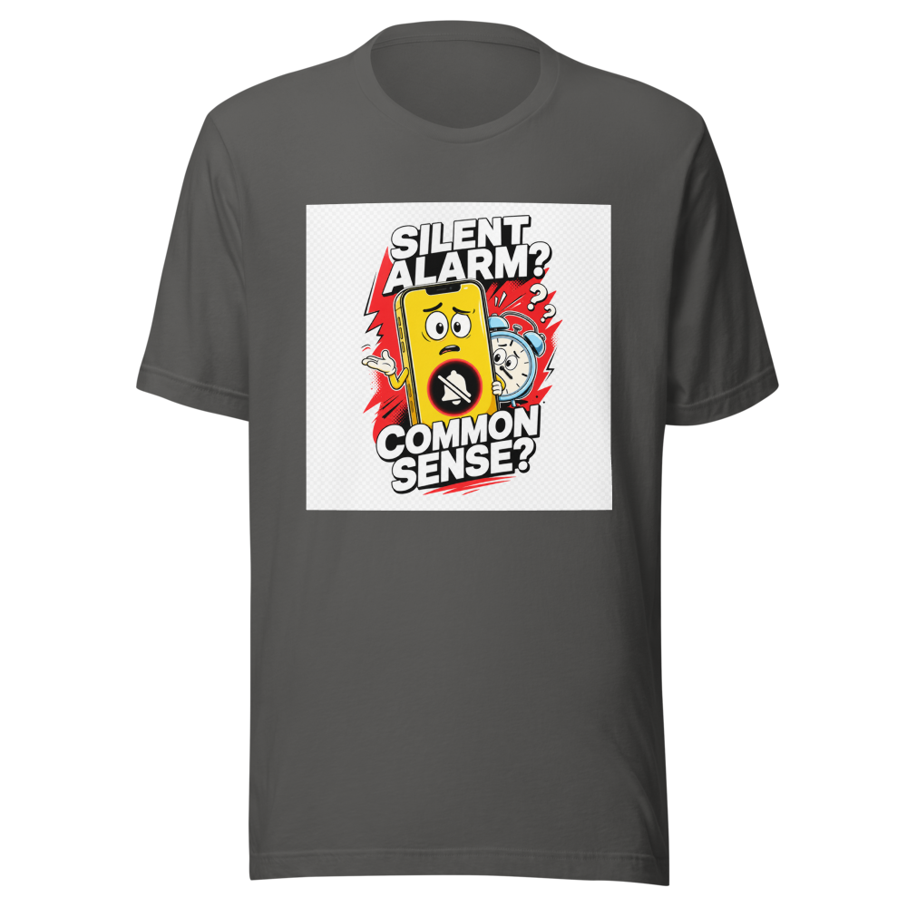 Silent Alarm? Apple's Common Sense Fail T-Shirt - Image 11