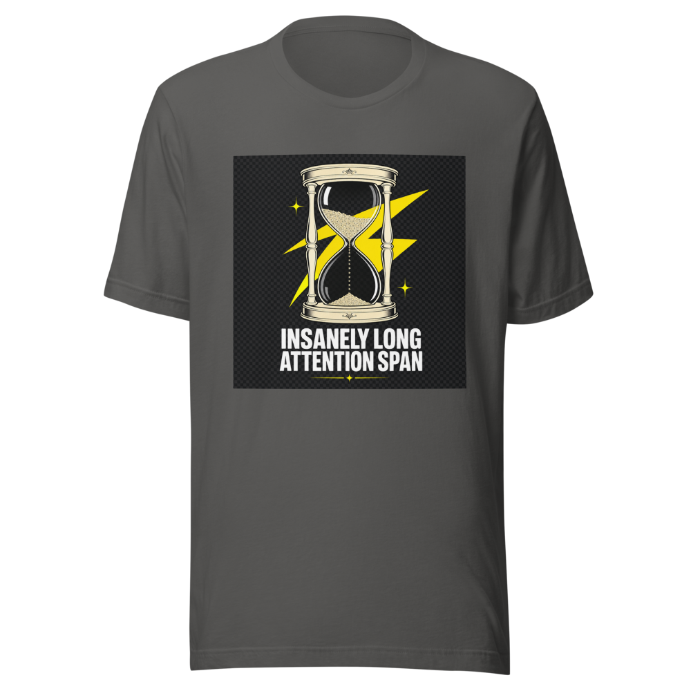 Long Attention Span TikTok Reels Meme Shirt - Image 11