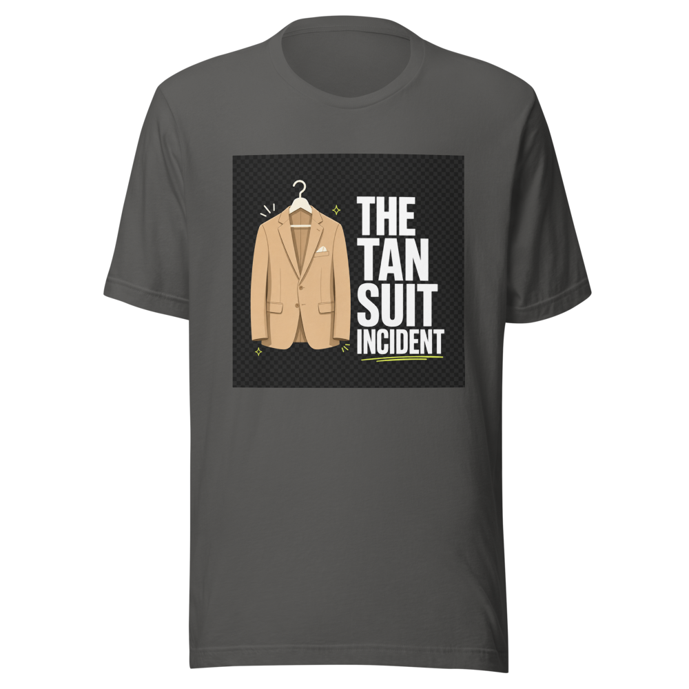 Obama Tan Suit Meme T-Shirt - Image 11