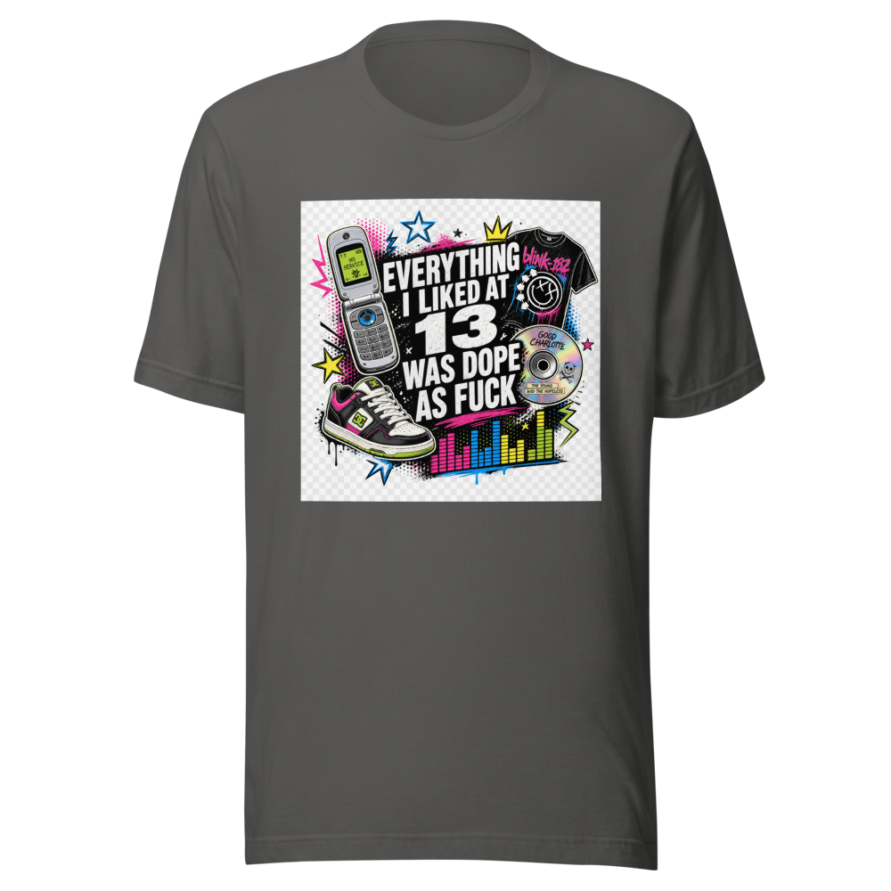 Everything You Loved As A Teen Was Awesome T-Shirt - Image 11
