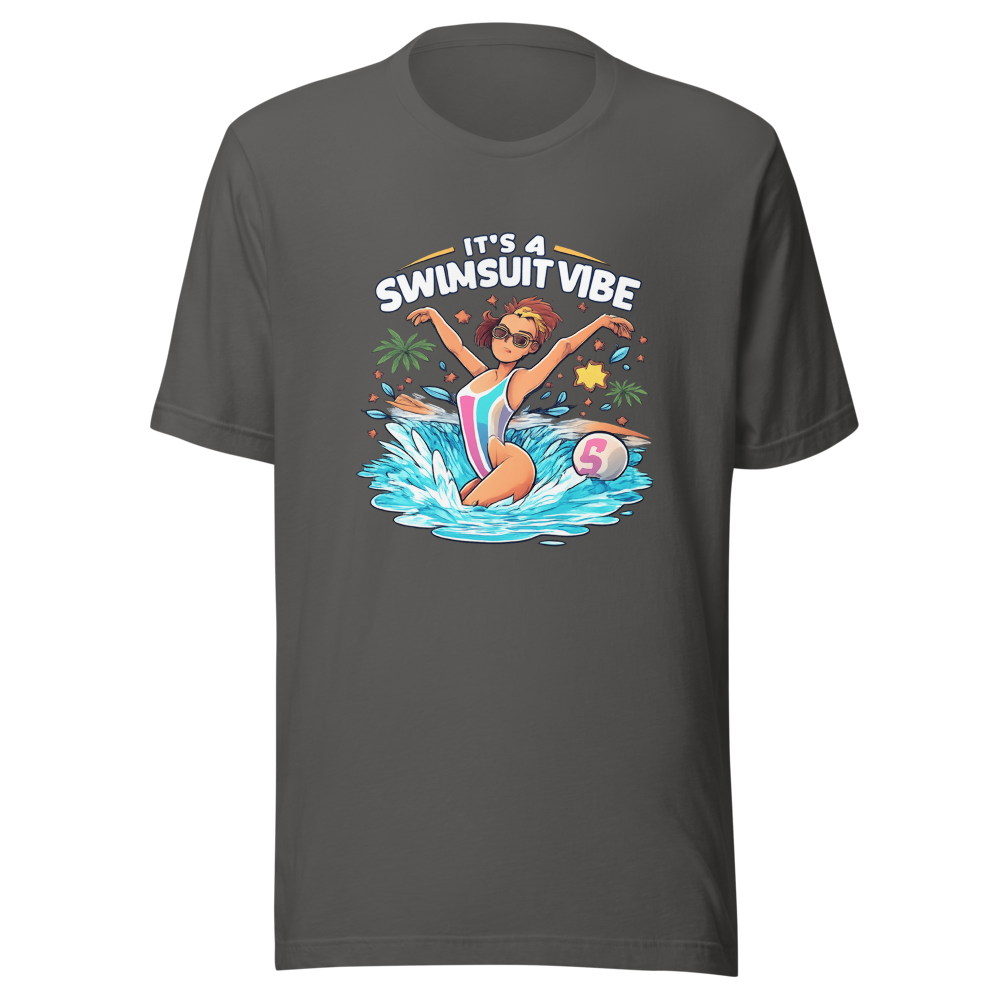 Stop Watching Porn Swimsuit Vibe Tee - Image 11