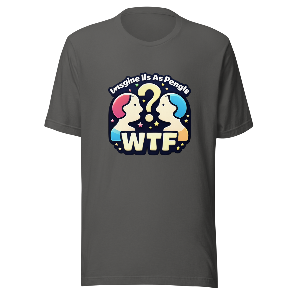Imagine Us As People WTF Unisex T-Shirt - Image 11