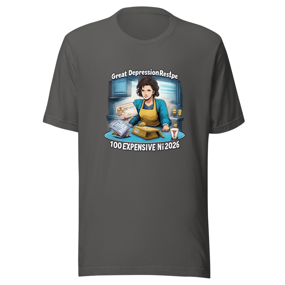 Great Depression Recipe Too Expensive T-Shirt - Image 11