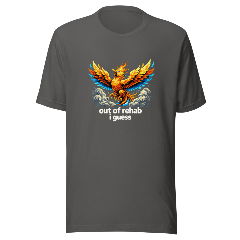 Out Of Rehab Guess I'm Back Viral Meme T-Shirt - Image 11