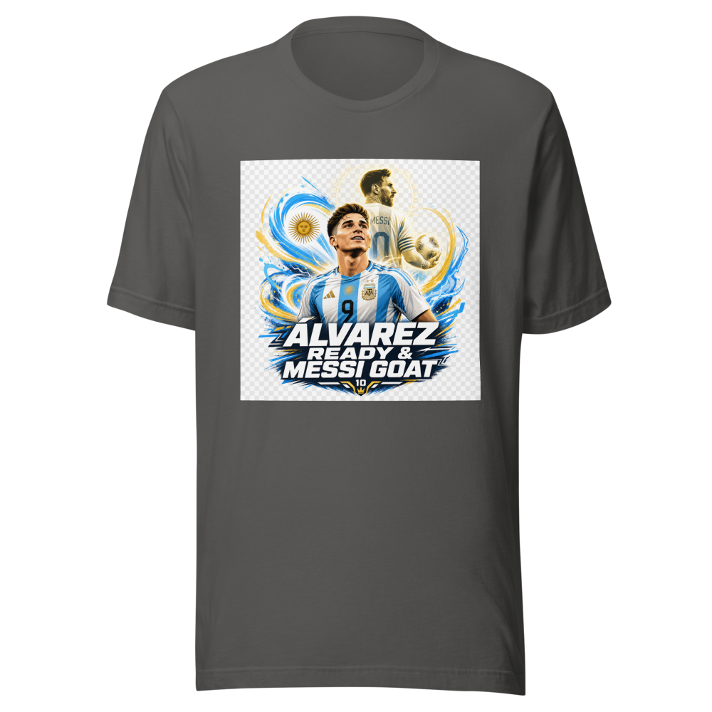 Julián Álvarez Ready & Messi GOAT Tee - Image 11