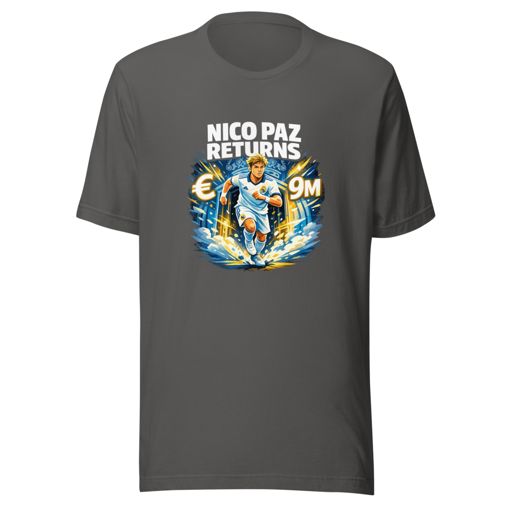Nico Paz Returns: Real Madrid's Masterclass Tee - Image 11