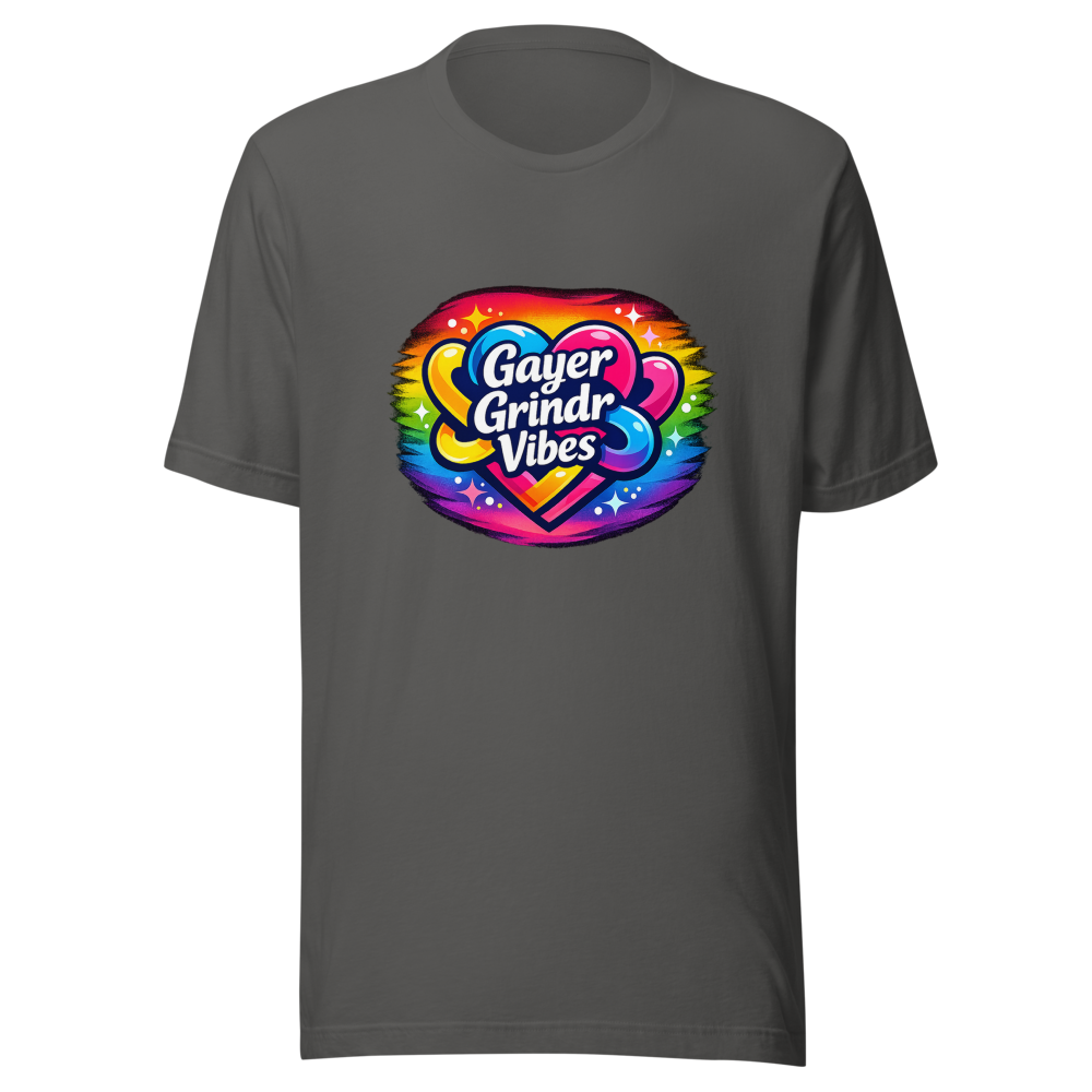 Gayer Grindr Vibes T-Shirt - Image 11