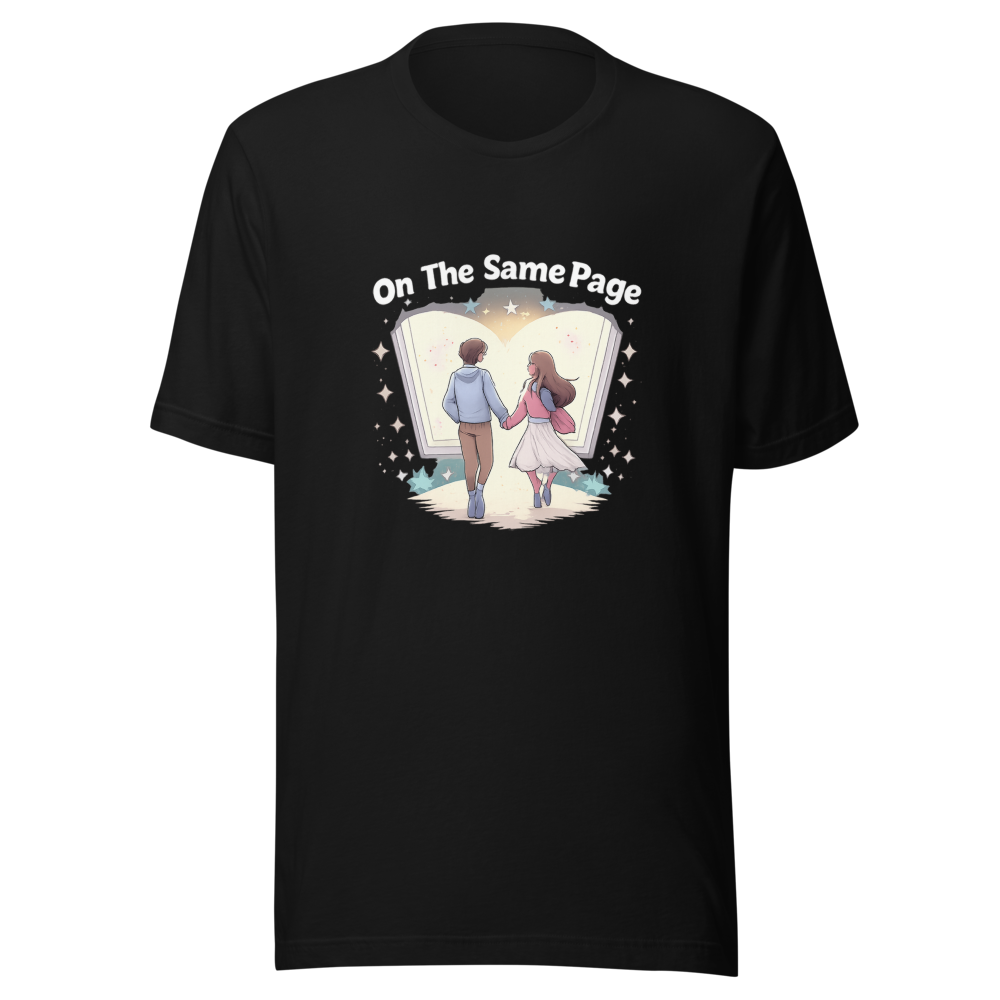 Same Page RomCom Married Couple T-Shirt - Image 2