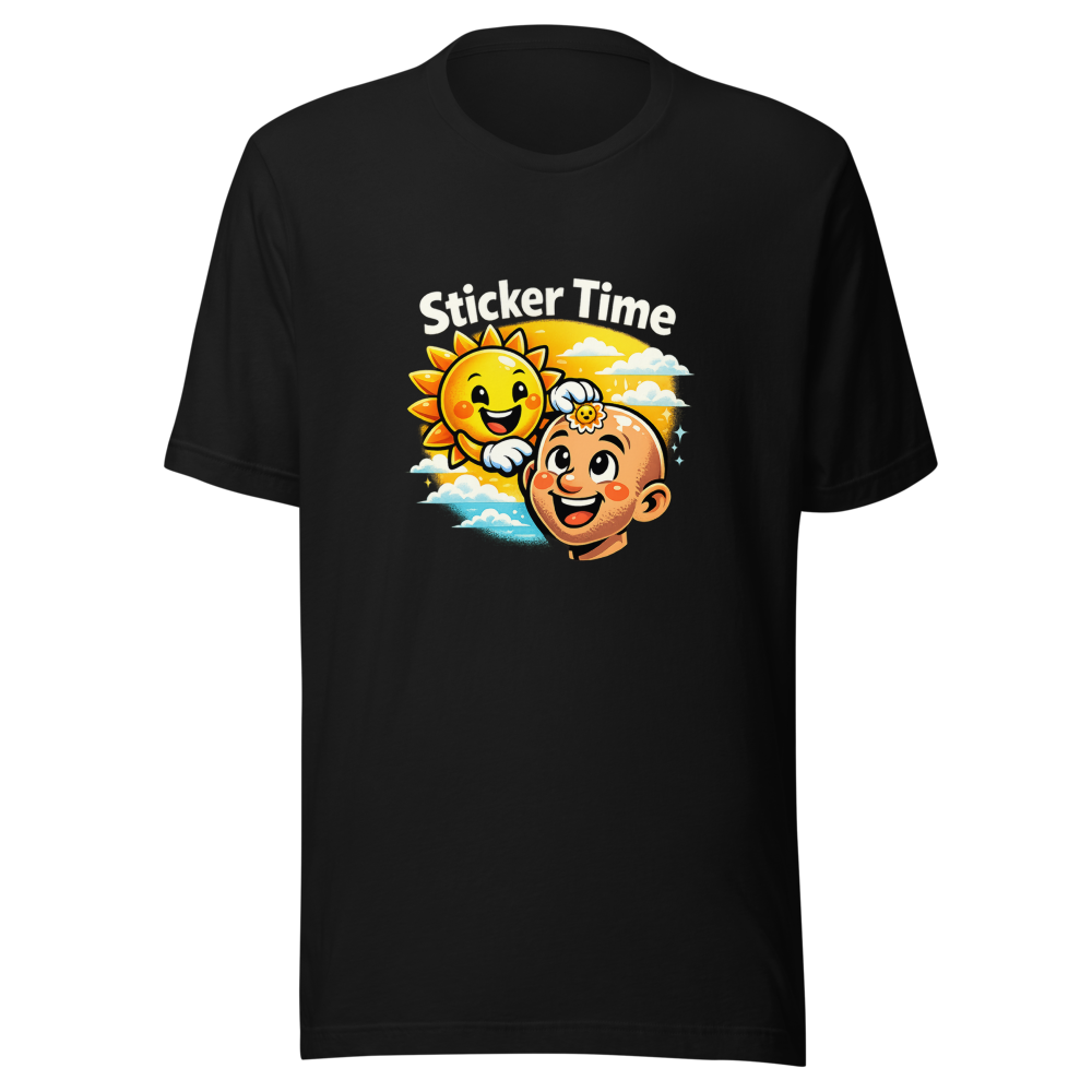 Bald Head Stickers - Funny Meme T-Shirt - Image 2
