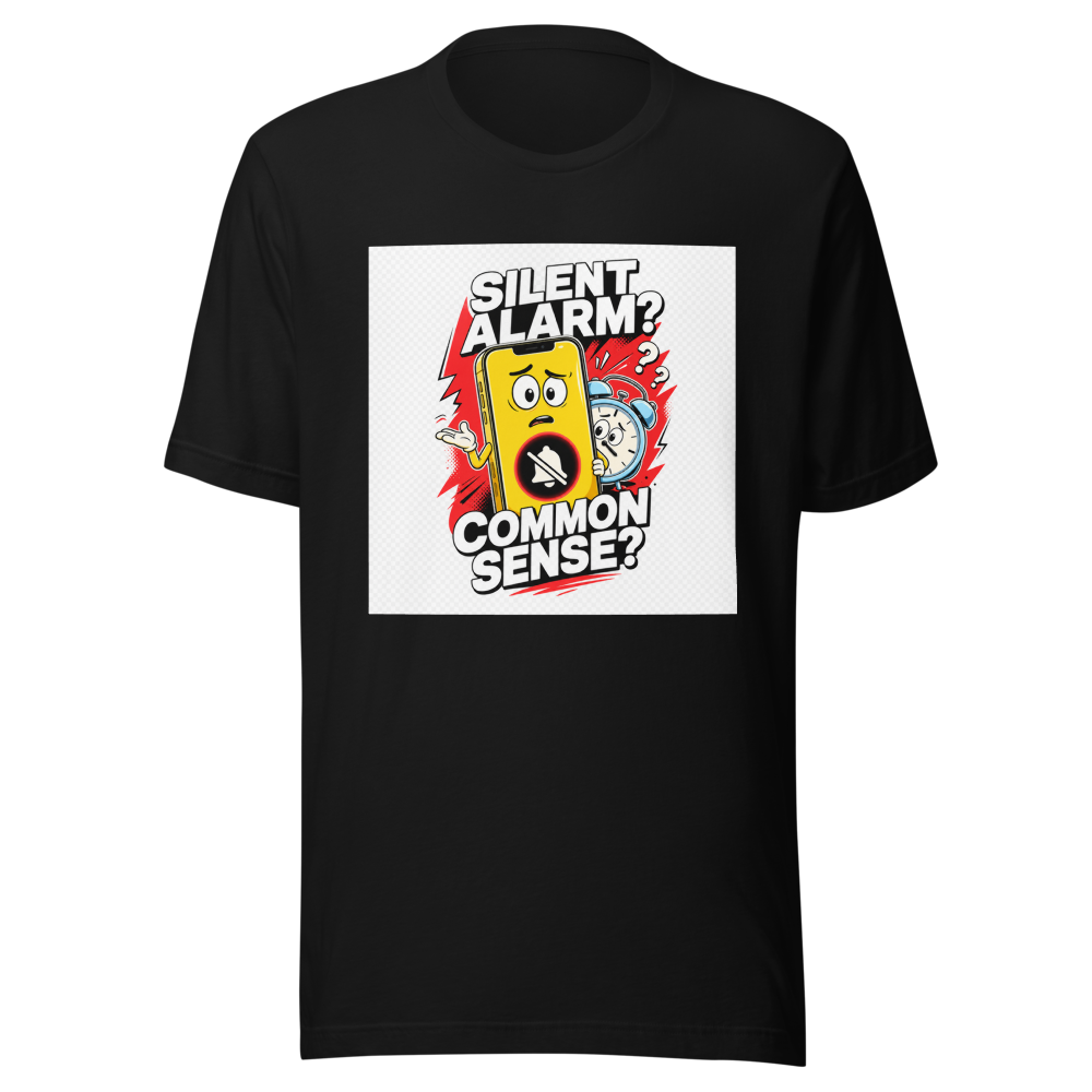 Silent Alarm? Apple's Common Sense Fail T-Shirt - Image 2