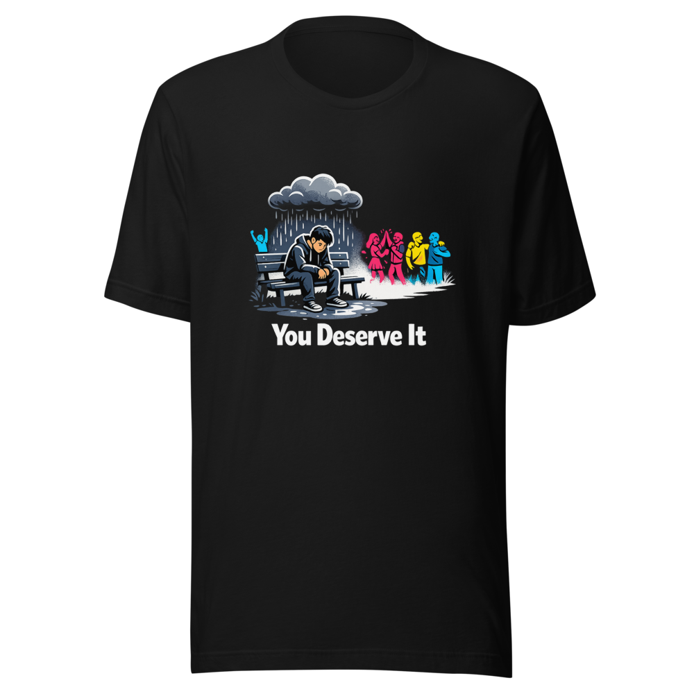 Male Loneliness Epidemic? You Deserve It Tee - Image 2