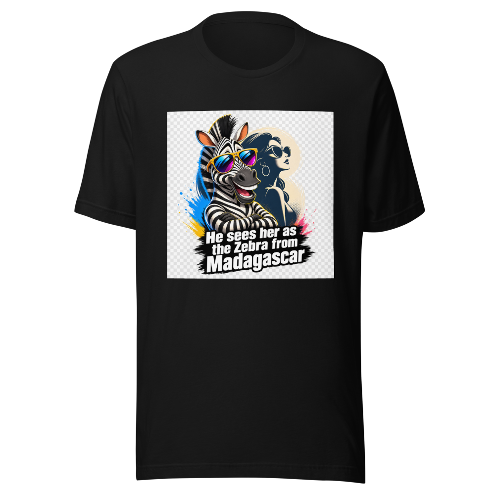 Rihanna Zebra Madagascar Meme T-Shirt - Image 2