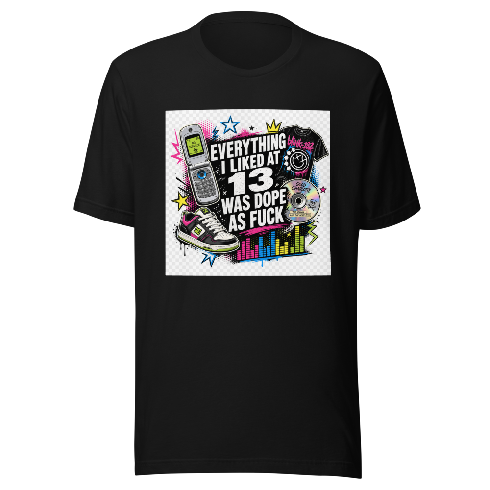 Everything You Loved As A Teen Was Awesome T-Shirt - Image 2