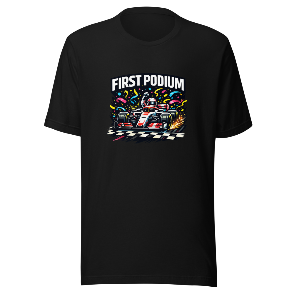 Isack Hadjar Podium Vibes F1 Fan T-Shirt - Image 2