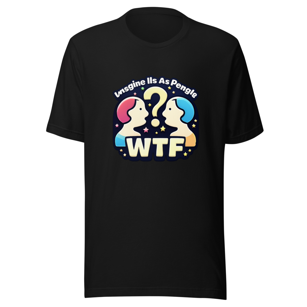 Imagine Us As People WTF Unisex T-Shirt - Image 2