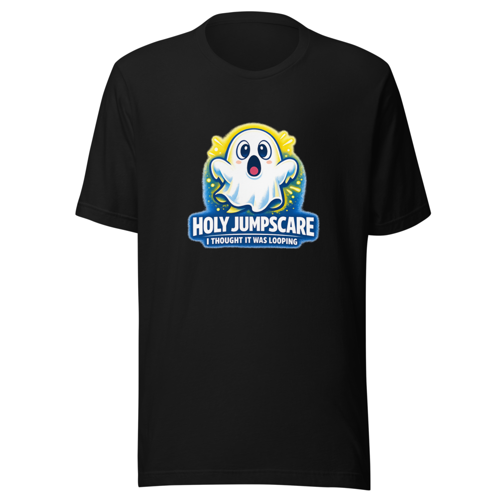 Holy Jumpscare Thought It Was Looping Tee - Image 2