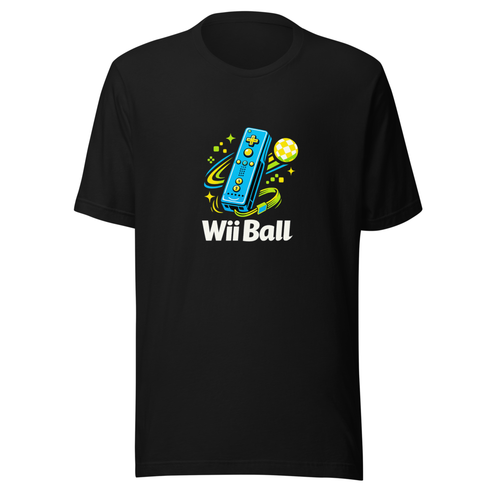 Wii Ball Vibes: The Ultimate Throwback Tee - Image 2