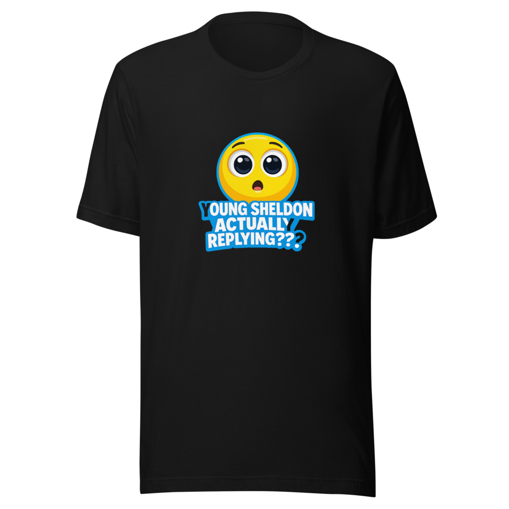 Young Sheldon Replies! Viral Tweet Tee - Image 2
