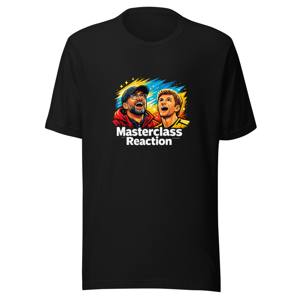 Klopp & Muller React to Messi Masterclass Tee - Image 2