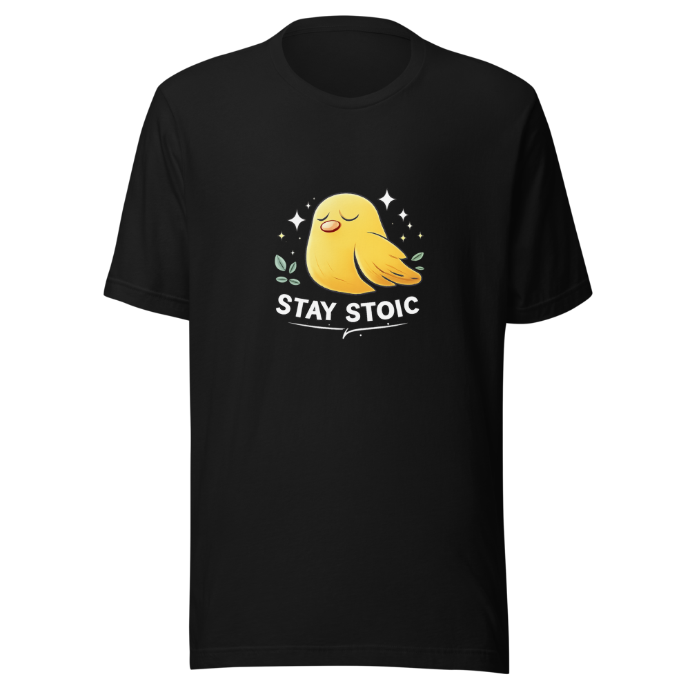 Stoic Bird T-Shirt: Stay Calm & Carry On - Image 2