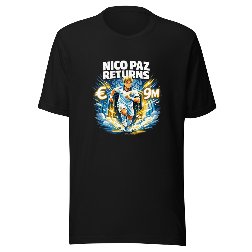 Nico Paz Returns: Real Madrid's Masterclass Tee - Image 2