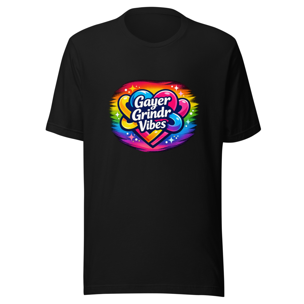 Gayer Grindr Vibes T-Shirt - Image 2