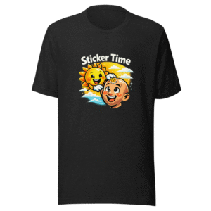 Bald Head Stickers - Funny Meme T-Shirt