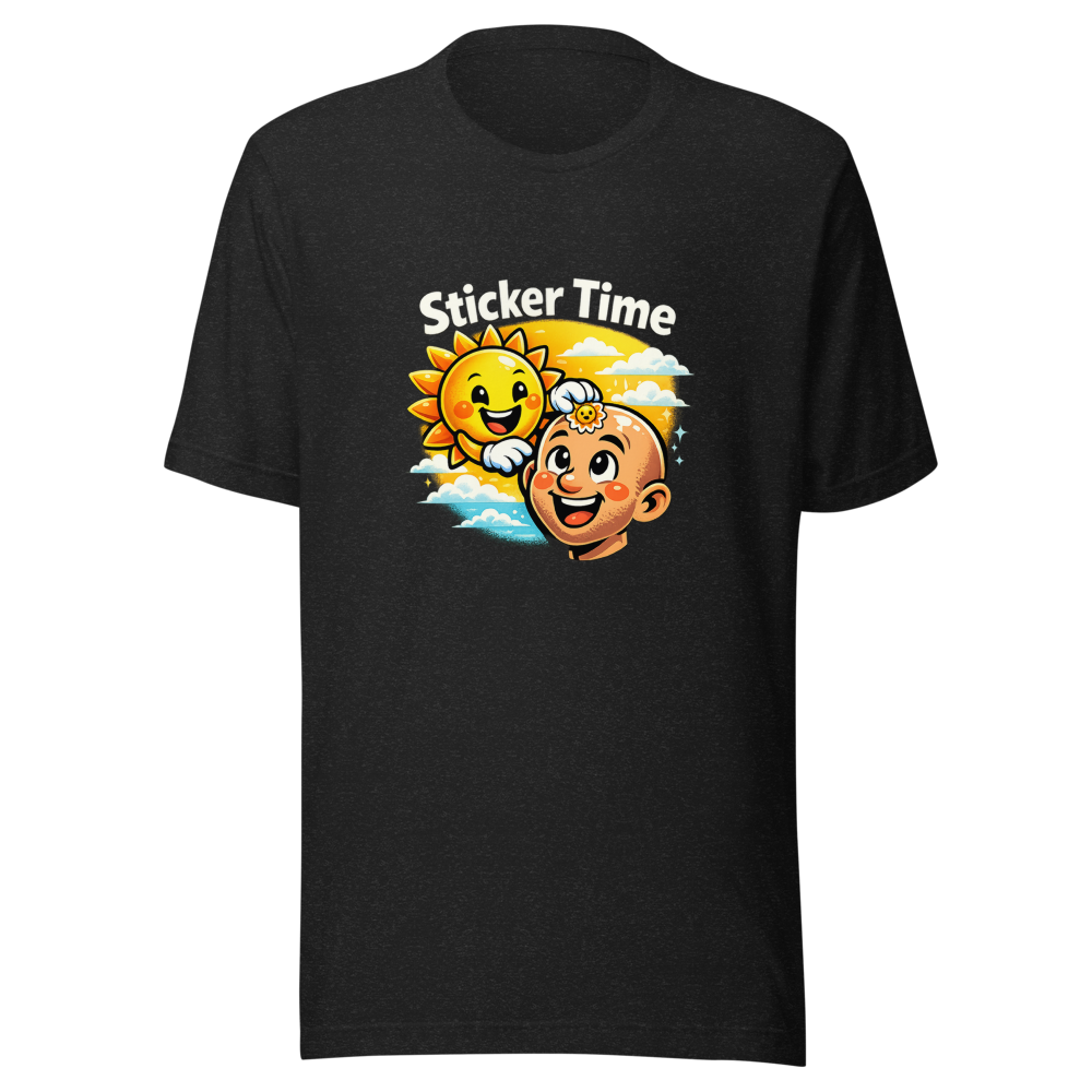Bald Head Stickers - Funny Meme T-Shirt
