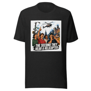 Grown Men Helicopter Sound Meme T-Shirt