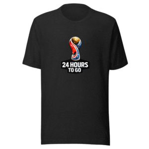 24 Hours To Go FIFA World Cup Countdown Tee