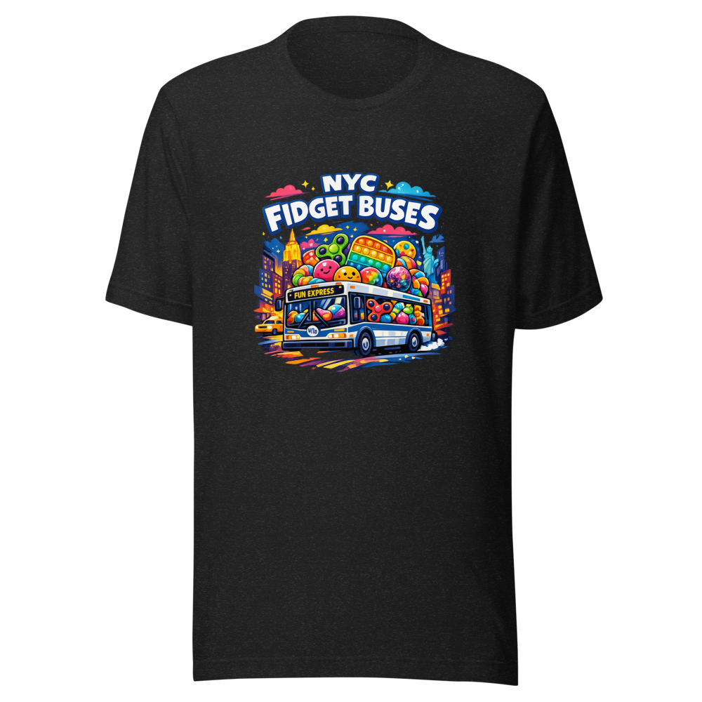 Fidget Buses NYC Viral Meme T-Shirt