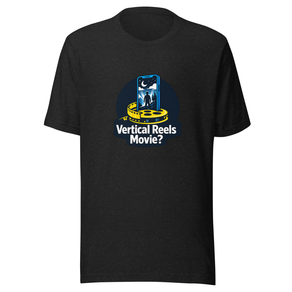 Vertical Reels Movie Framing Tee