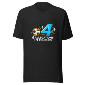 Ronaldo 4 Allegations vs 3 Touches Tee