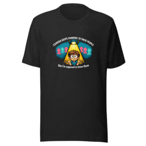 Camera Panning People Meme T-Shirt